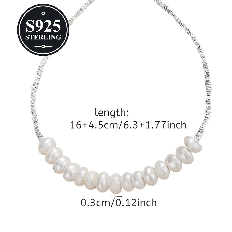 925 Silver Beaded Charm Bracelet for Women Hypoallergenic